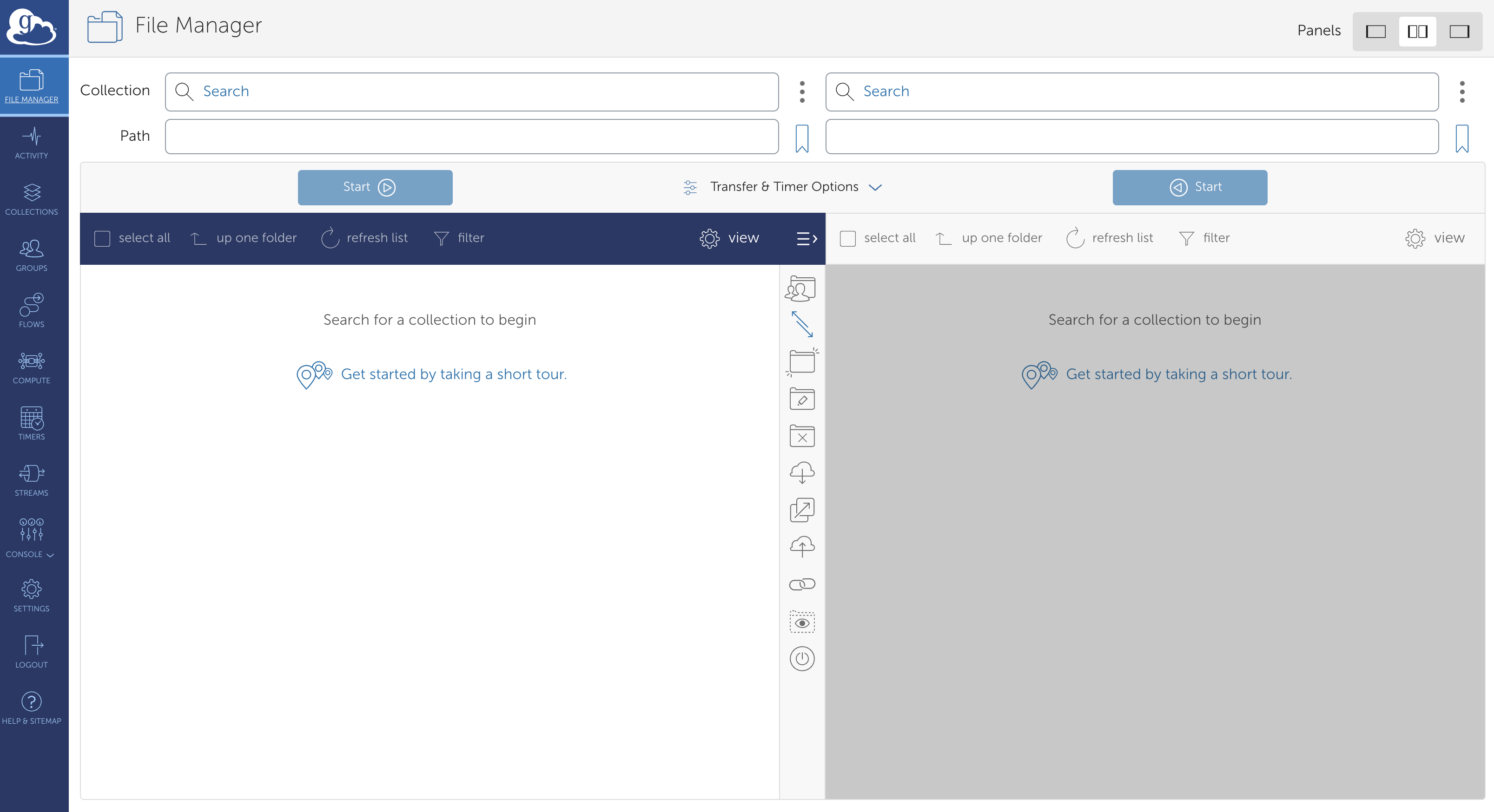 The Globus interface.